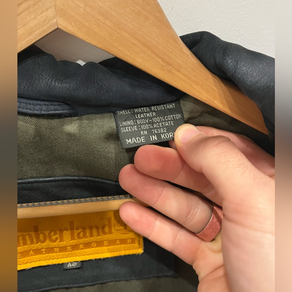 TIMBERLAND Leather Jacket - Picture 9 of 9